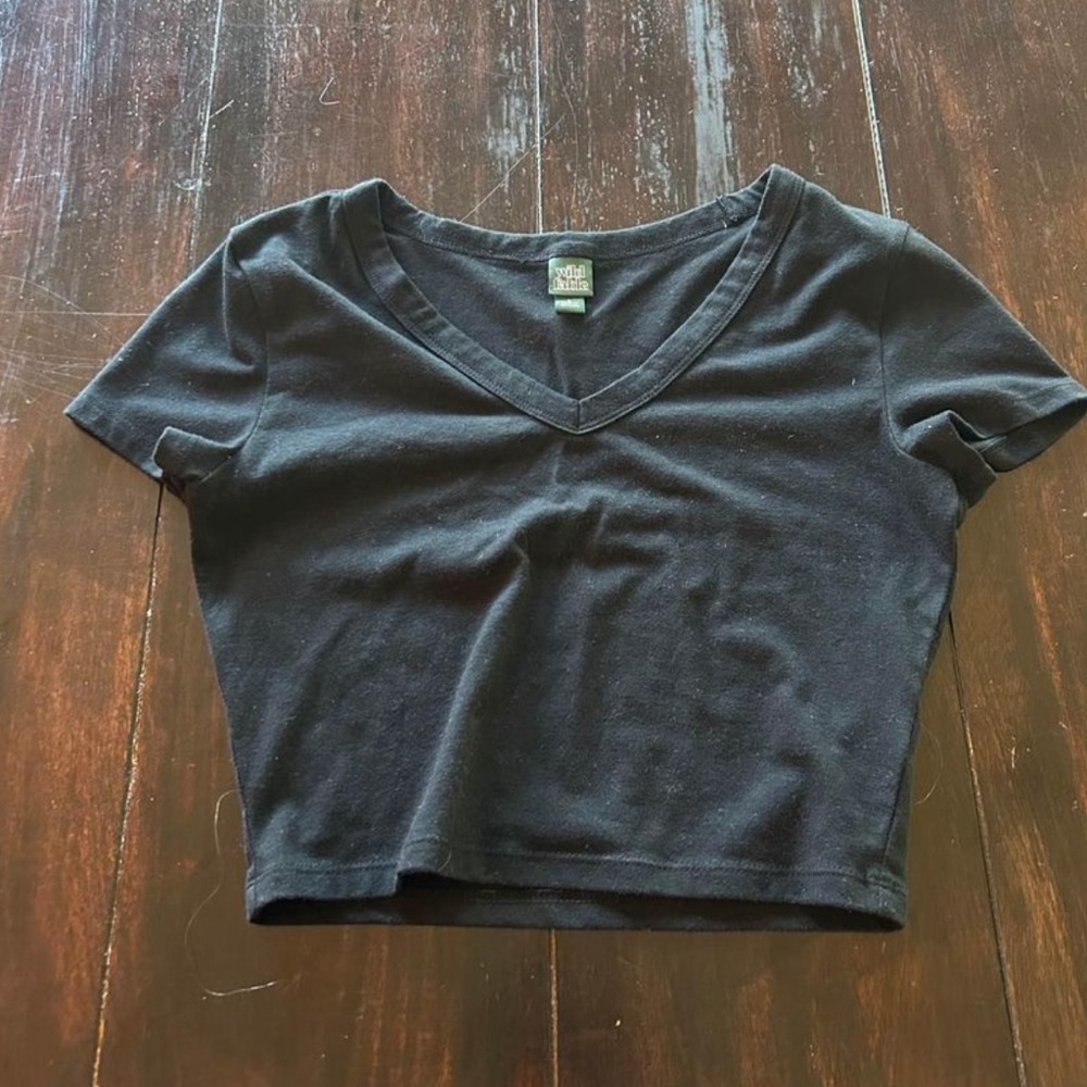 Wild Fable Cropped V-neck
